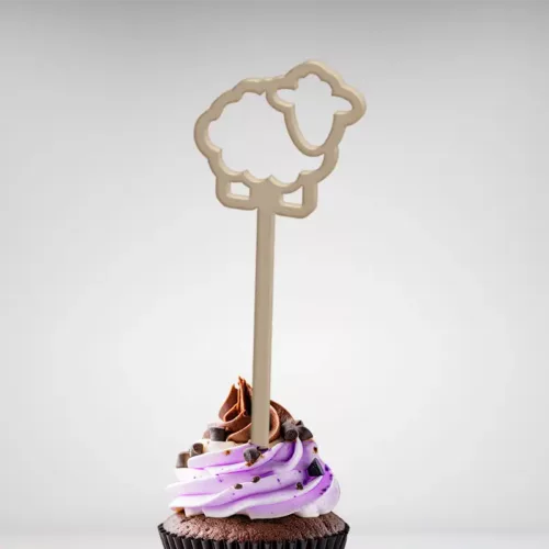 Cake topper mouton pour la décoration des gâteaux