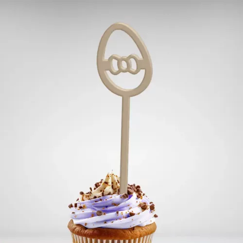 Cake topper œuf nœud pour la décoration des gâteaux