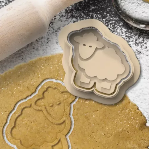 Emporte pièce avec embosseur mouton pour la pâtisserie, la cuisine