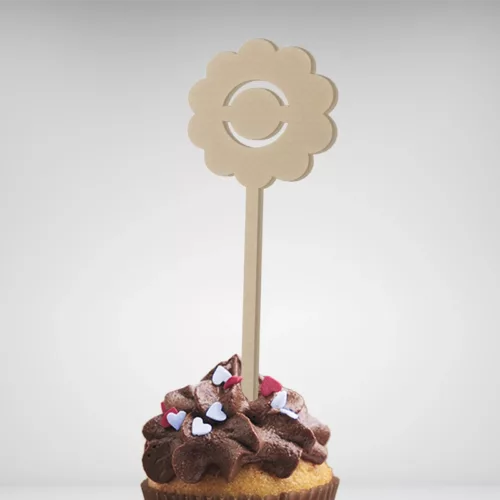 Décorez vos gâteaux avec ce Cake Topper Fleur