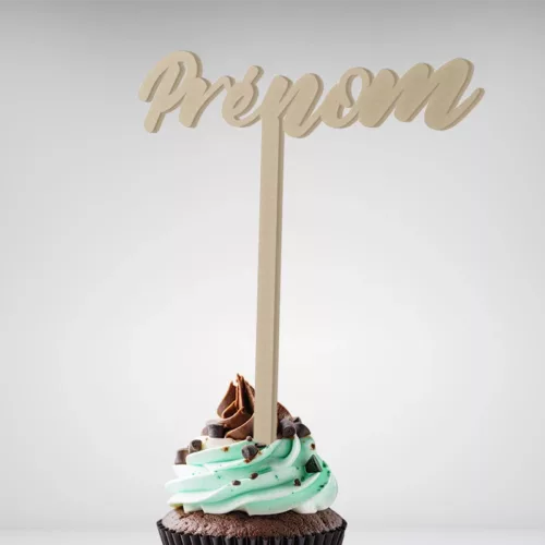 Cake Topper Prénom à petits prix pour la décoration de vos gâteaux