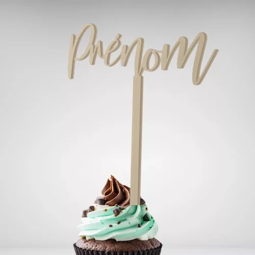 Cake Topper Prénom à personnaliser à petits prix pour la décoration de vos gâteaux