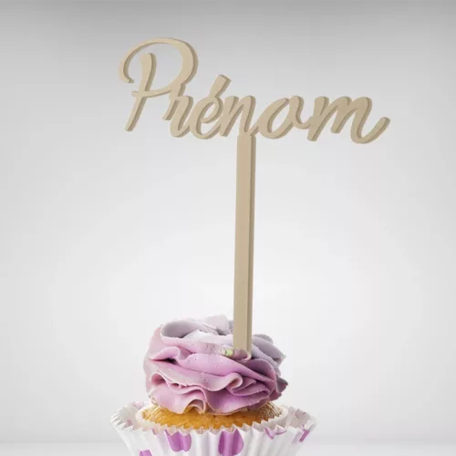 Cake Topper Prénom Sur Mesure à petit prix pour la décoration de vos gâteaux