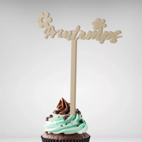 Cake Topper Printemps à petit prix pour la pâtisserie