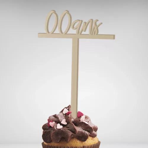 Avec ce Cake Topper Anniversaire Age vous pourrez personnaliser vos gâteaux