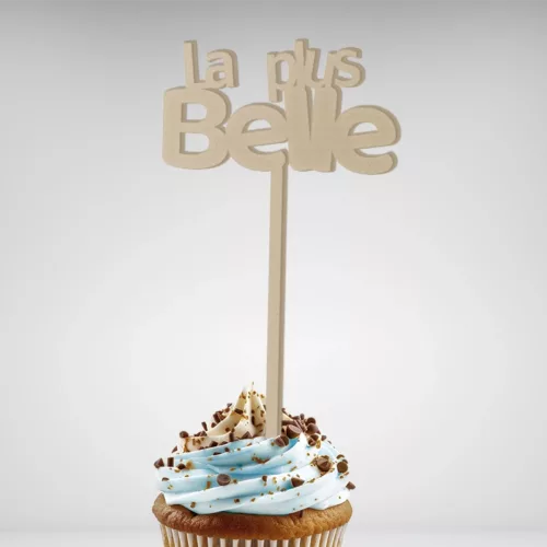 Sublimez la fête des mères avec mon ﻿ Cake Topper La plus belle! Un ajout élégant pour célébrer cette journée spéciale.