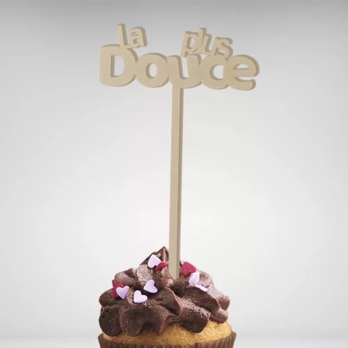 Sublimez la fête des mères avec mon ﻿ Cake Topper La plus douce! Un ajout élégant pour célébrer cette journée spéciale.