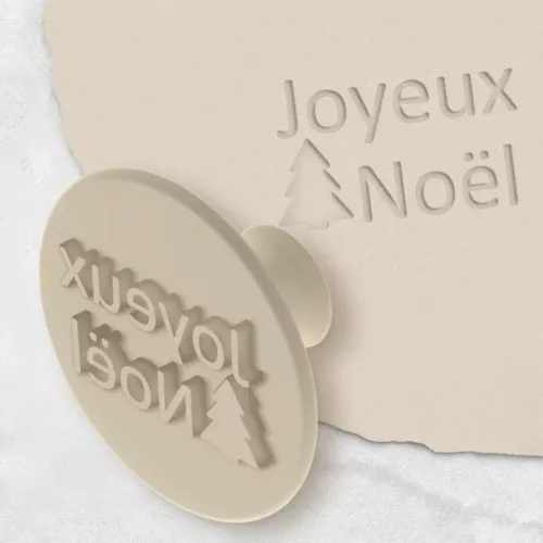 Découvrez mon tampon pâtisserie Joyeux Noel Sapin spécial Noël