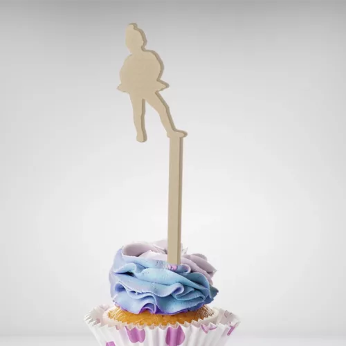 Sur le sommet de votre gâteau se dresse un Cake Topper Danseuse Classique
