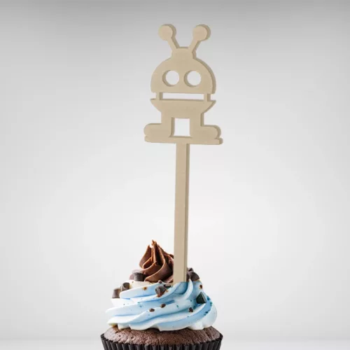 Personnalisez le sommet de votre gâteau avec ce Cake Topper Robot