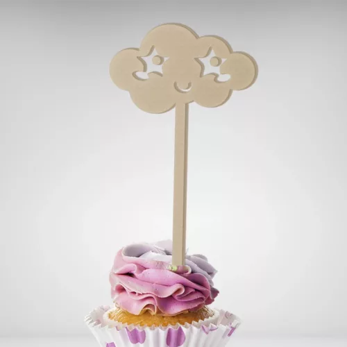 Personnalisez le sommet de votre gâteau avec ce Cake Topper Kawaii Heureuse