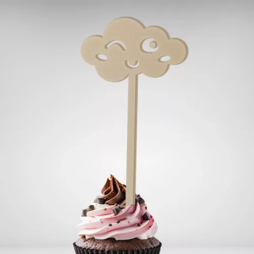 Personnalisez le sommet de votre gâteau avec ce Cake Topper Kawaii Nuage