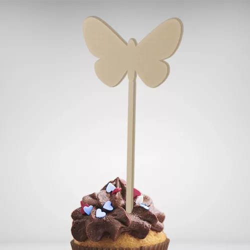 Cake topper Papillon made in France, livraison gratuite - Embellissez vos gâteaux avec style !