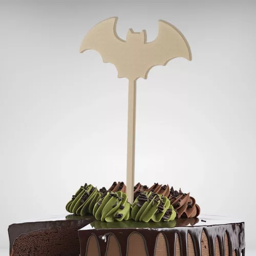 Découvrez mon cake topper Biscuit Chauve Souris pour Halloween!