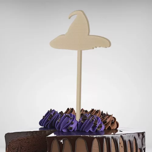 Découvrez mon cake topper Chapeau de Sorcière pour Halloween!