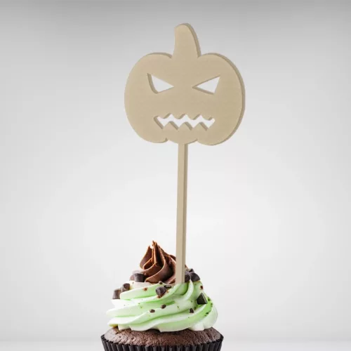 Découvrez mon cake topper Citrouille Halloween Peur pour Halloween!