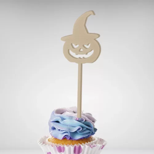 Découvrez mon cake topper Citrouille Sorcière pour Halloween!