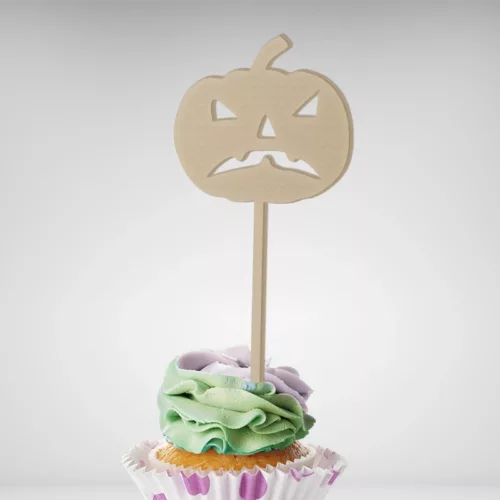 Découvrez mon cake topper Citrouille Terrifiante pour Halloween!