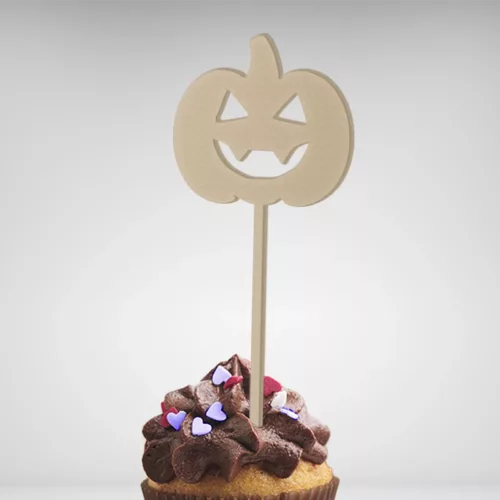 Découvrez mon cake topper Courge Fête Halloween pour Halloween!