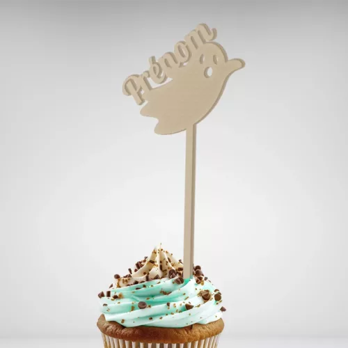 Découvrez mon cake topper Fantôme personnalisable pour Halloween!