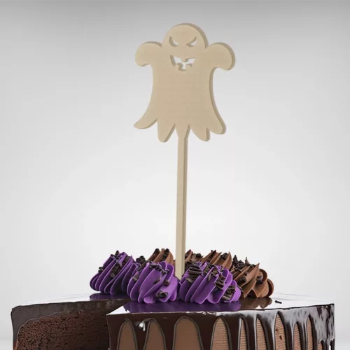 Découvrez mon cake topper Fantôme Terrifiant pour Halloween!