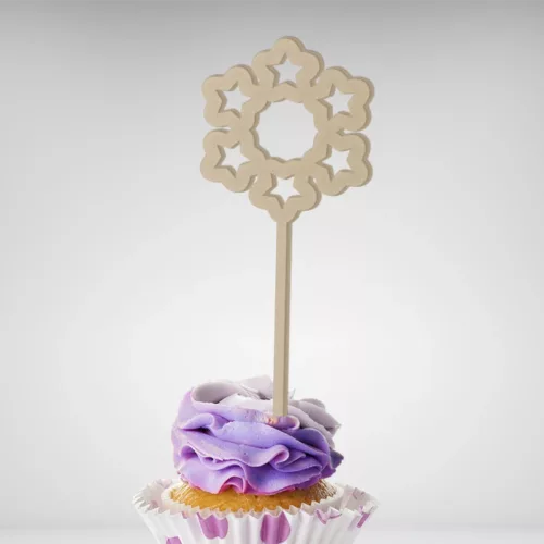 Cake topper Ronde d'Etoiles made in France, livraison gratuite - Embellissez vos gâteaux avec style !