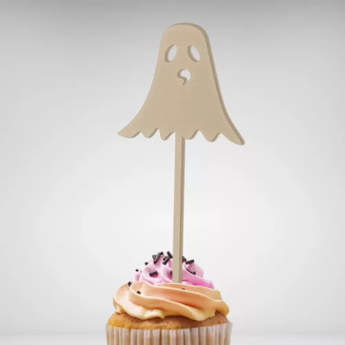 Découvrez mon cake topper Spectre Halloween pour Halloween!