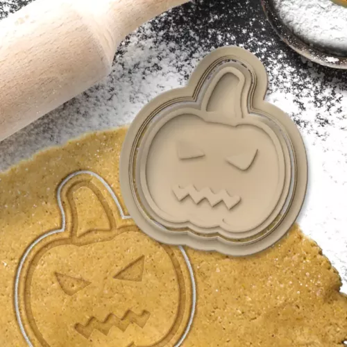 Emporte-pièce Citrouille Halloween Peur made in France, livraison gratuite - Embellissez vos gâteaux avec style !