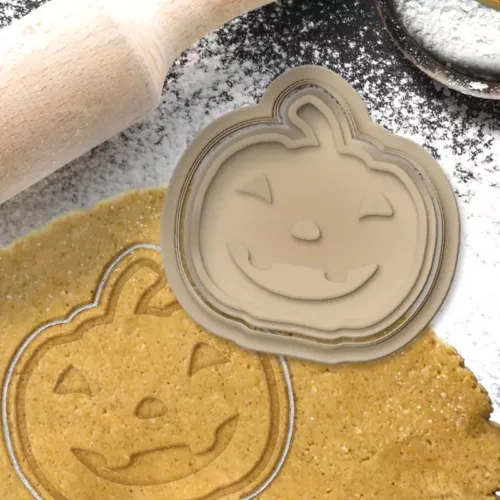 Emporte-pièce Citrouille Souriante made in France, livraison gratuite - Embellissez vos gâteaux avec style !