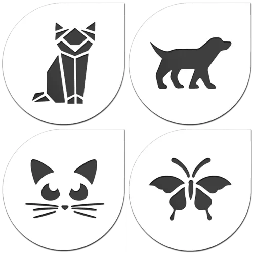 Kit de tatouages temporaires Animaux parfaits pour personnaliser votre style avec des designs uniques et faciles à appliquer.