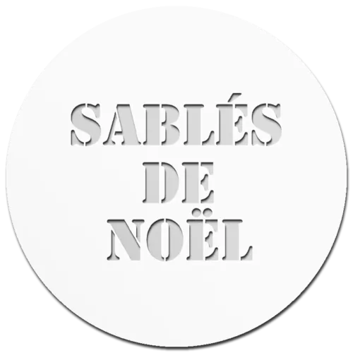 Pochoir Sablés de Noël spécial Noël pour des créations festives uniques !