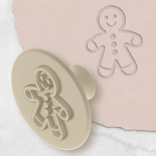 Tampon Bonhomme Pain d'épices spécial Noël pour des biscuits festifs uniques ! Livraison gratuite