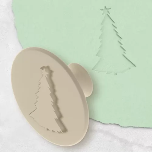 Tampon Sapin de Noël Etoile spécial Noël pour des biscuits festifs uniques ! Livraison gratuite